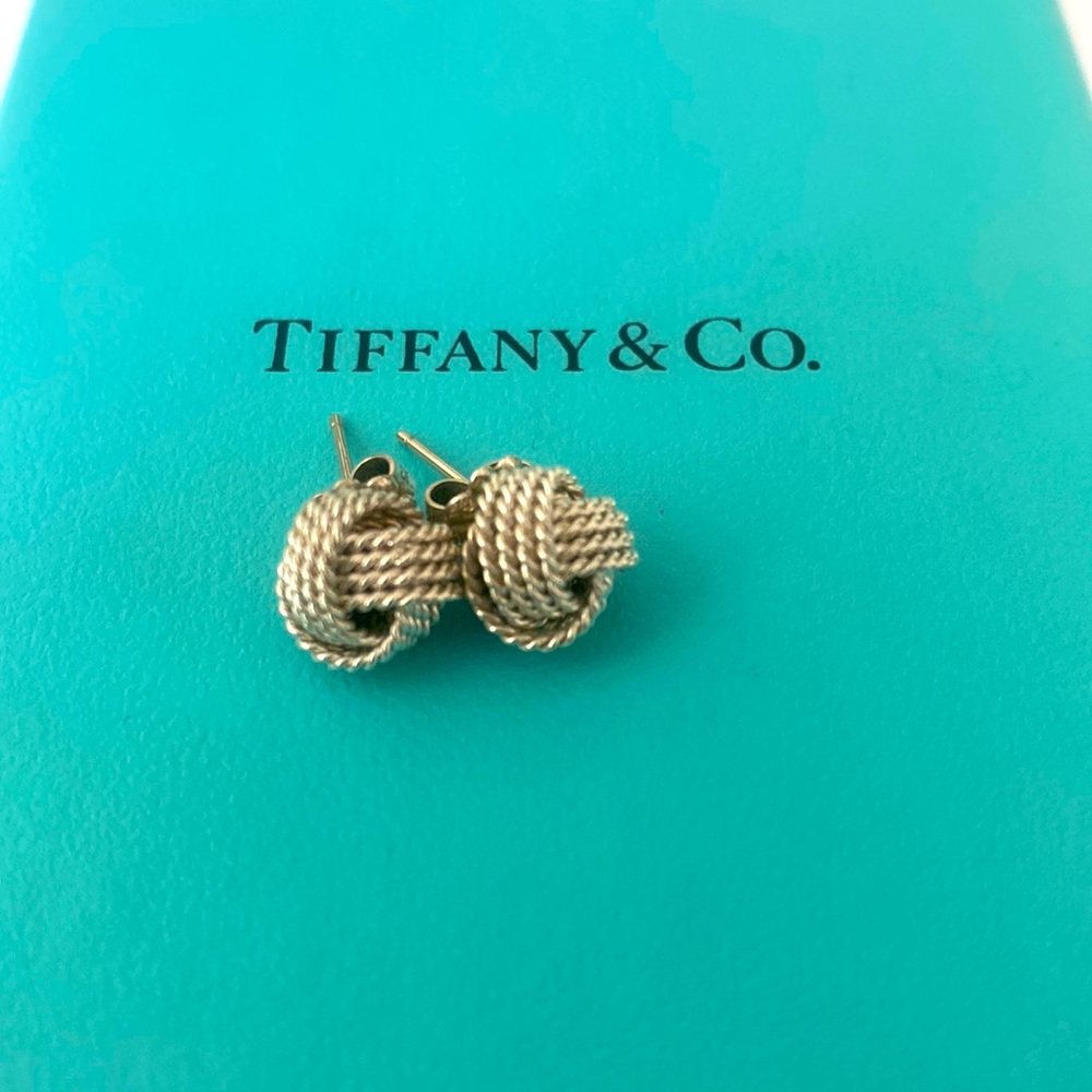 Tiffany’s rope ball earrings
